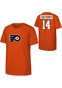 Sean Couturier Philadelphia Flyers Youth Orange Flat NN Player Tee