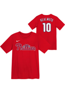 JT Realmuto  Philadelphia Phillies Boys Red Home NN Short Sleeve T-Shirt