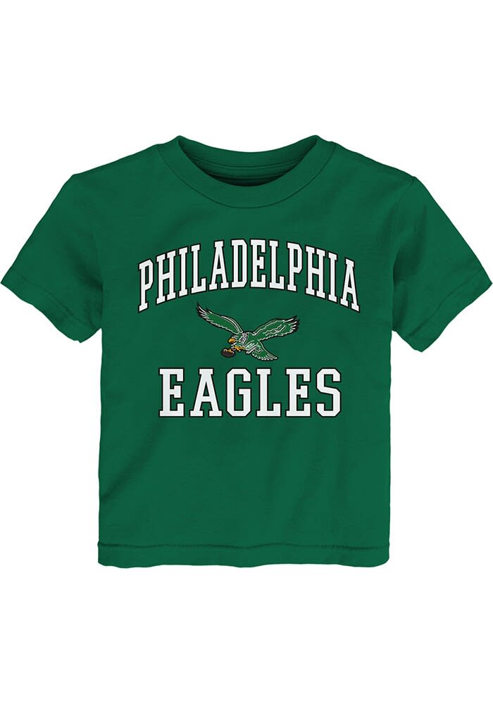Philadelphia Eagles Infant Retro 1 Design Short Sleeve TShirt KELLYGREEN