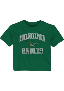 Philadelphia Eagles Infant Retro #1 Design Short Sleeve T-Shirt Kelly Green