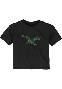 Philadelphia Eagles Infant Retro Primary Logo Short Sleeve T-Shirt Black