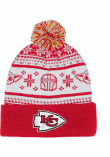 Kansas City Chiefs Red Mando Cuffed Knit Youth Knit Hat