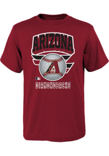 Arizona Diamondbacks Youth Red Ninety Seven Short Sleeve T-Shirt