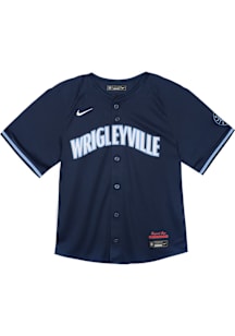 Nike Chicago Cubs Toddler Navy Blue City Connect Limited Blank Jersey