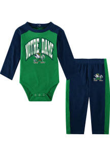Notre Dame Fighting Irish Infant Navy Blue Rookie of the Year Set Top and Bottom