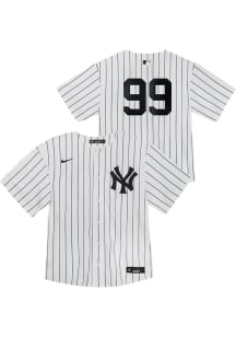 NY Yankees Tdlr White Judge Home Game  Baseball Jersey