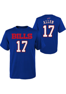 Josh Allen Buffalo Bills Youth Blue Mainliner NN Player Tee