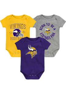 Minnesota Vikings Baby Purple Born To Be One Piece