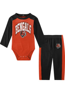 Cincinnati Bengals Infant Black Rookie Of The Year Set Top and Bottom