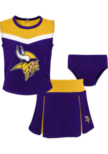 Minnesota Vikings Toddler Girls Purple Spirit Cheer 2PC Sets Cheer