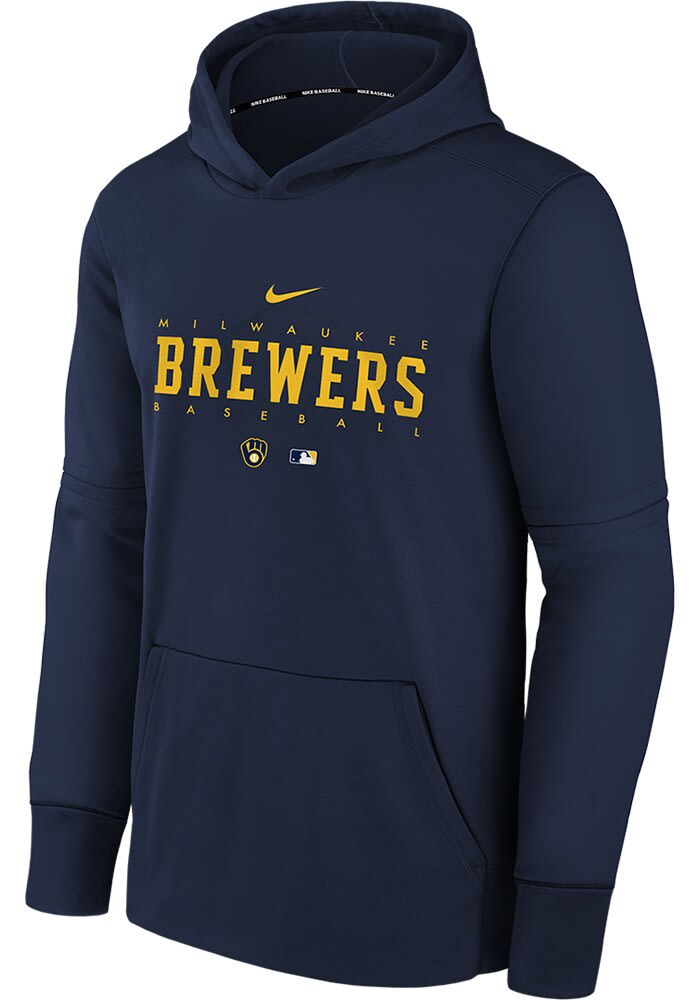 Official Milwaukee NIKE MLB BREWERS TEAM nylonpullover Brewers