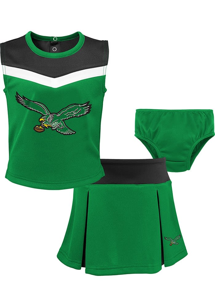 Baby girl eagles cheerleader outfit hotsell