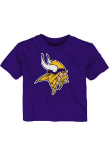 Minnesota Vikings Infant Primary Logo Short Sleeve T-Shirt Purple