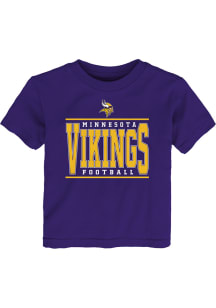 Minnesota Vikings Toddler Purple In The Pros Short Sleeve T-Shirt