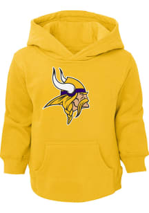 Minnesota Vikings Toddler Gold Primary Logo Long Sleeve Hooded Sweatshirt