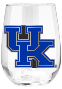 Kentucky Wildcats 15oz Emblem Stemless Wine Glass