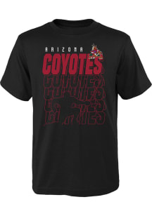 Arizona Coyotes Youth Black Celly Time Short Sleeve T-Shirt