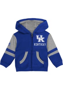 Kentucky Wildcats Toddler Stadium Long Sleeve Full Zip Sweatshirt - Blue