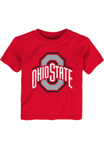 Ohio State Buckeyes Toddler Red Athletic O Short Sleeve T-Shirt