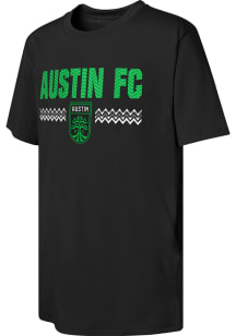 Austin FC Youth Black Promising Talent Short Sleeve T-Shirt