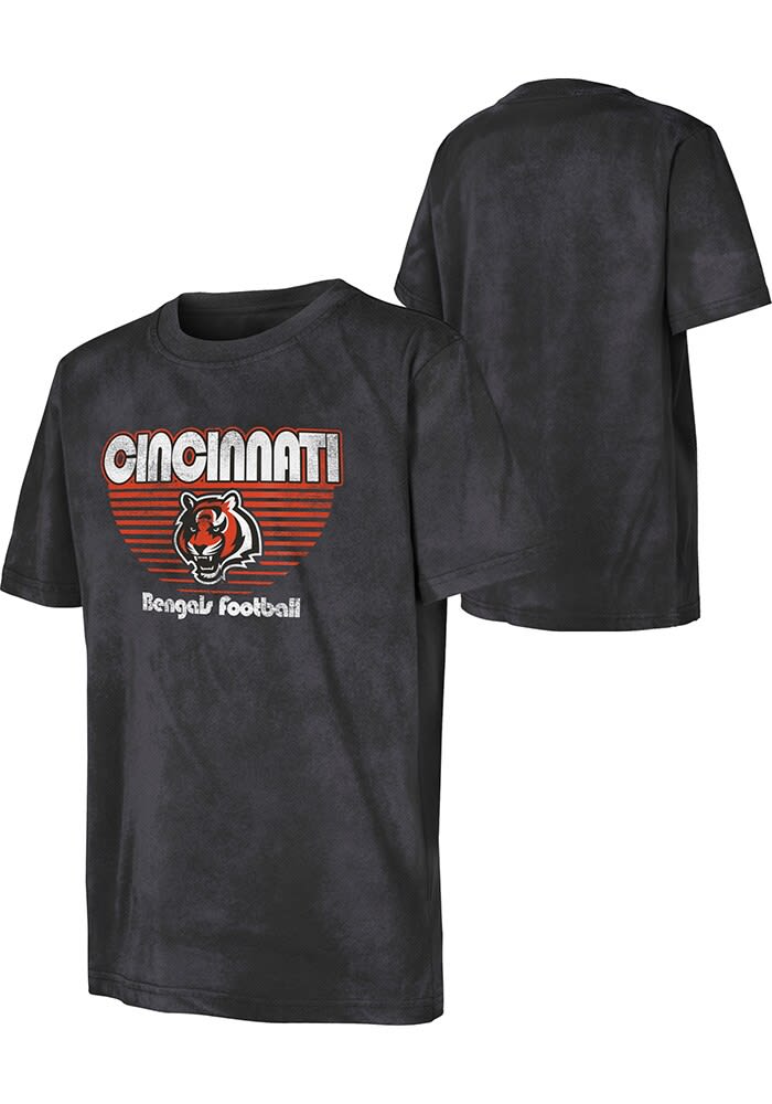 Cincinnati Bengals Boys Black Shore Thing Short Sleeve T-Shirt