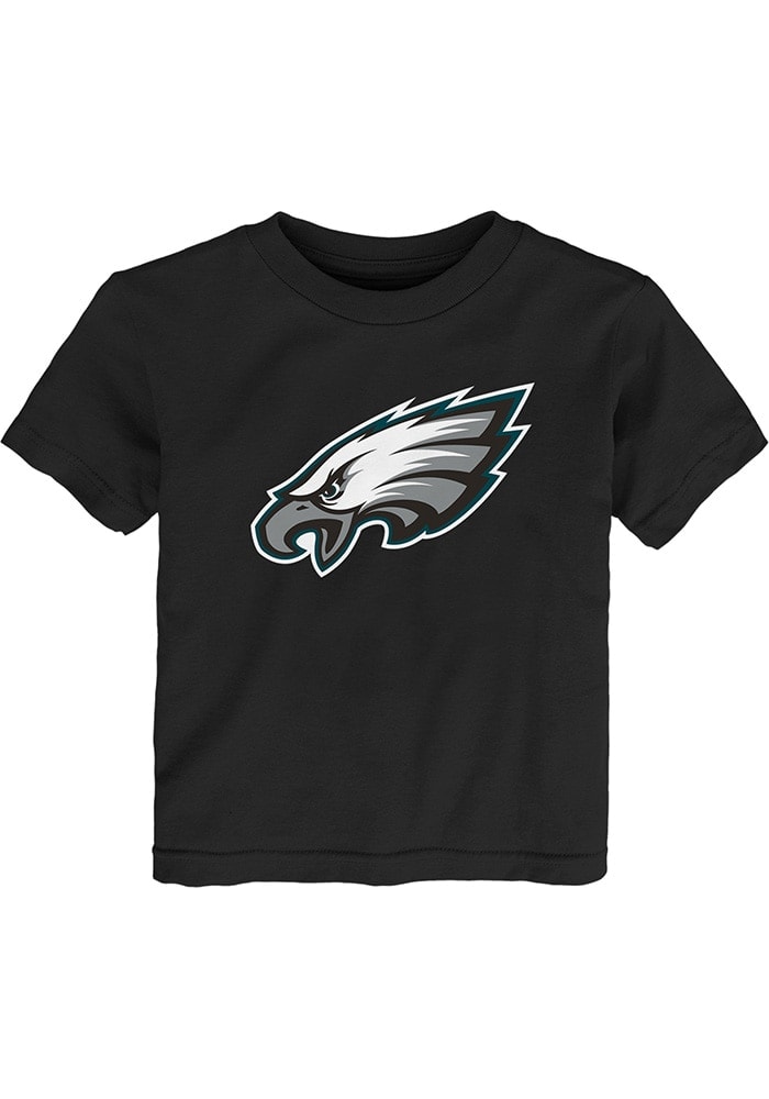 Philadelphia Eagles Toddler BLACK Primary Logo Short Sleeve Tee
