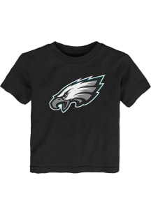 Philadelphia Eagles Toddler Black Primary Logo Short Sleeve T-Shirt