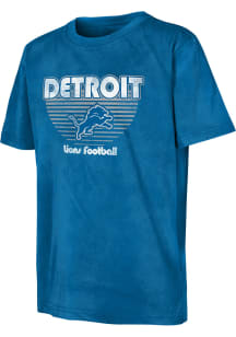 Detroit Lions Youth Blue Shore Thing Short Sleeve T-Shirt