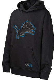 Detroit Lions Youth Black Down To The Wire Long Sleeve Hoodie