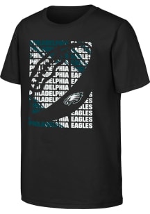 Philadelphia Eagles Youth Teal Box Short Sleeve T-Shirt