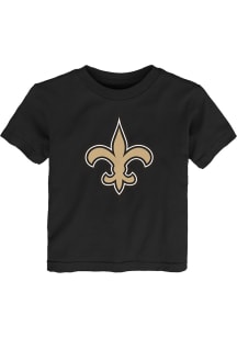 New Orleans Saints Toddler Black Primary Logo Short Sleeve T-Shirt
