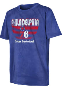 Philadelphia 76ers Youth Blue Shore Thing Short Sleeve T-Shirt