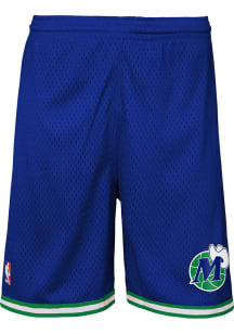Mitchell and Ness Dallas Mavericks Youth Blue Swingman Shorts