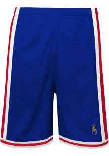 Mitchell and Ness Philadelphia 76ers Youth Blue Swingman Shorts