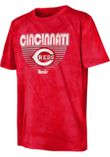 Cincinnati Reds Youth Red Shore Thing Short Sleeve T-Shirt