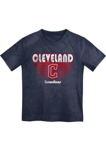 Cleveland Guardians Boys Navy Blue Shore Thing Short Sleeve T-Shirt