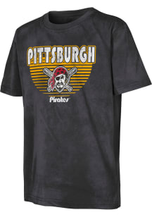 Pittsburgh Pirates Youth Black Shore Thing Short Sleeve T-Shirt