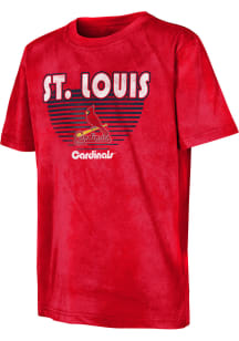 St Louis Cardinals Youth Red Shore Thing Short Sleeve T-Shirt