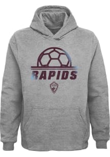 Colorado Rapids Youth Grey Beat Long Sleeve Hoodie