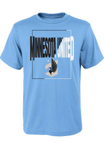 Minnesota United FC Youth Light Blue Coin Toss Short Sleeve T-Shirt