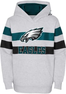 Philadelphia Eagles Boys Grey Dynamic Duo Long Sleeve Hooded Sweatshirt