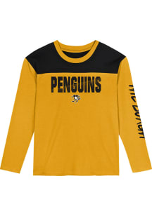 Pittsburgh Penguins Boys Gold Unbeaten Run Long Sleeve T-Shirt