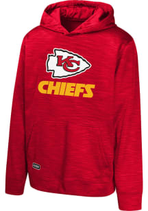 Kansas City Chiefs Youth Red Stadium Classic Design Long Sleeve Hoodie