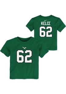 Jason Kelce Philadelphia Eagles Toddler Kelly Green Retro NN Short Sleeve Player T Shirt