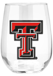 Texas Tech Red Raiders 15oz Emblem Stemless Wine Glass