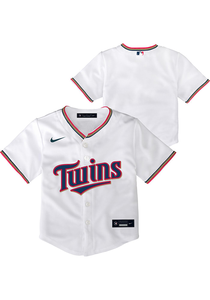 Mens Nike Minnesota Twins Blank Home White Authentic Replica Jersey SZ deals medium M