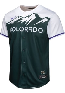 Nike Colorado Rockies Youth Green City Connect Limited Jersey