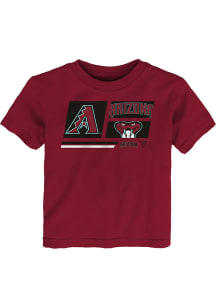 Arizona Diamondbacks Toddler Red Multi Hitter Short Sleeve T-Shirt