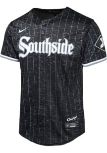 Nike Chicago White Sox Youth Black City Connect Limited Blank Jersey