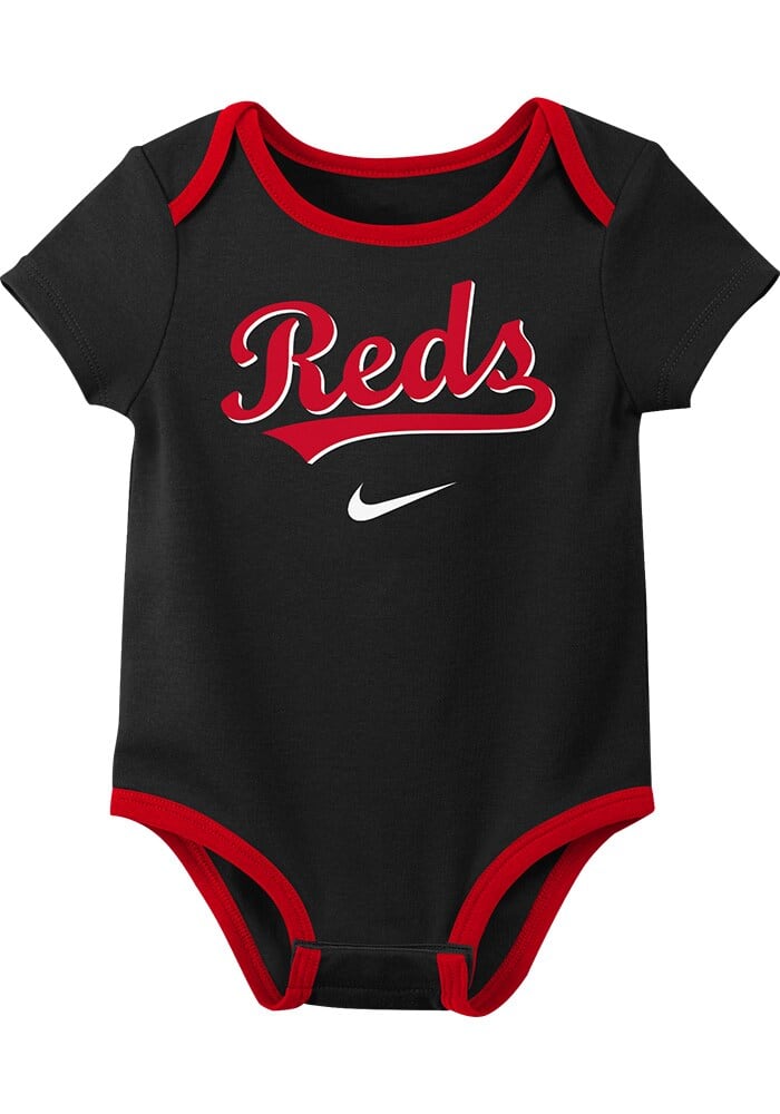 Nike Cincinnati Reds Baby Red Wordmark One Piece